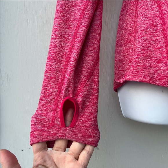 Nike women’s 1/2 zip pink long sleeve medium - Picture 5 of 10
